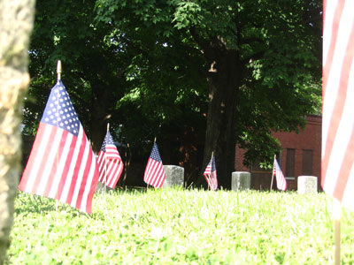 graves at Battleground National Cemetery