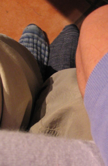 socks, pants, top match